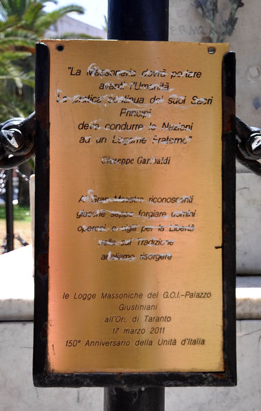 File:Taranto - Lapide Giuseppe Garibaldi.jpg