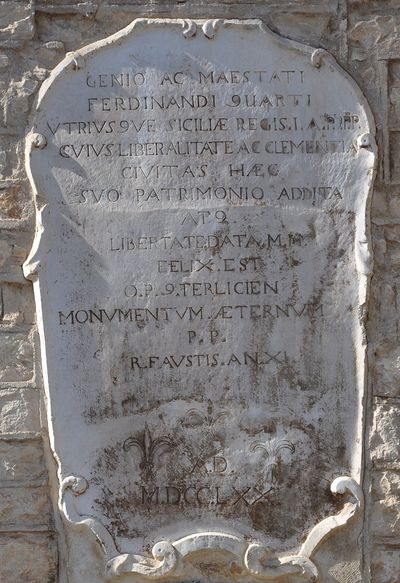 Terlizzi - Lapide della Torre dell'orologio.jpg