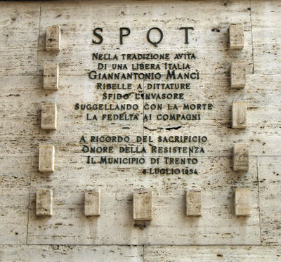 Trento - Lapide a Giannantonio Manci.jpg