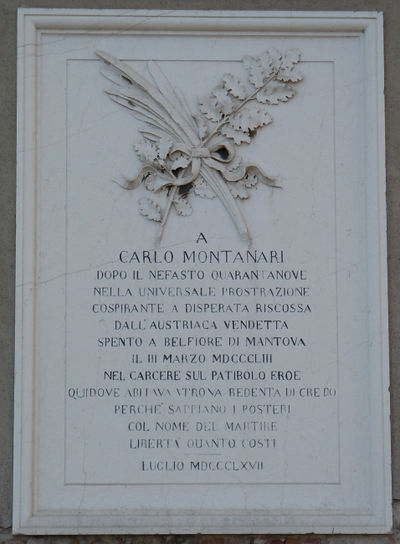 Verona - Lapide 2 a Carlo Montanari.jpg