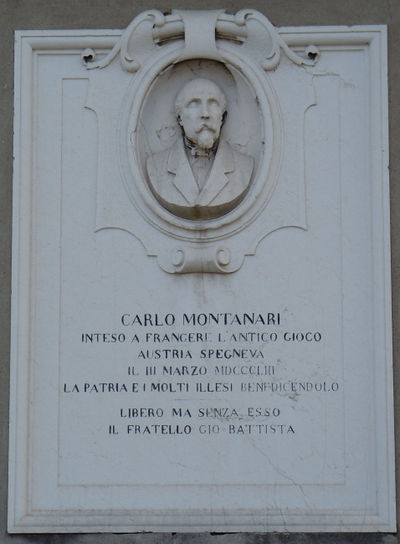 Verona - Lapide a Carlo Montanari.jpg