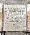 Vicenza - Lapide commemorativa Girolamo Fabris medico primario - Contrada Porti 29.jpg